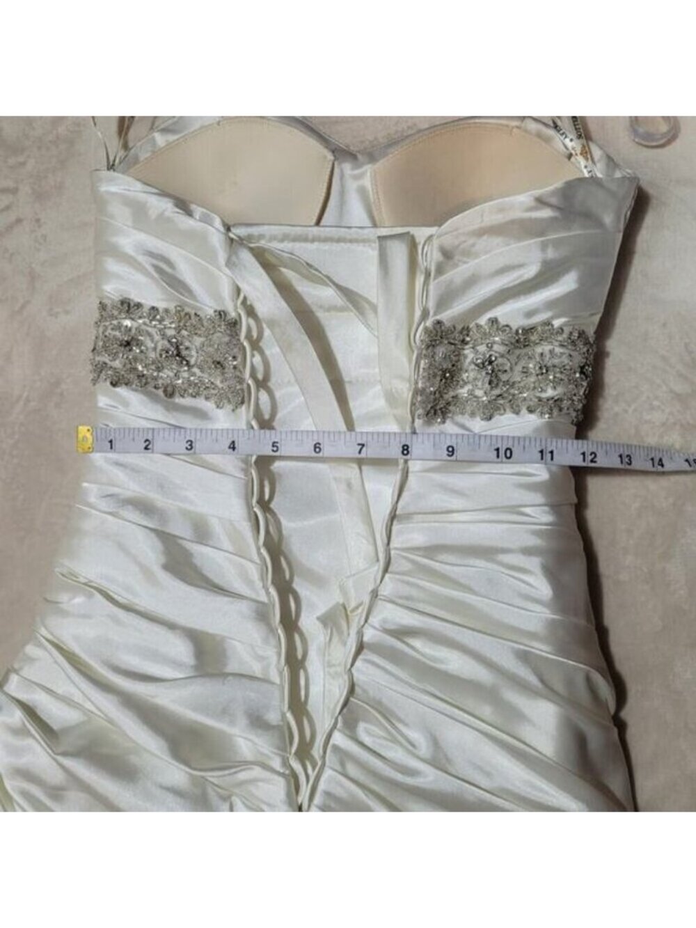 Sottero and Midgley Collection Adorae-JSM1307LU White Wedding Dress - Size 2 - Picture 14 of 16